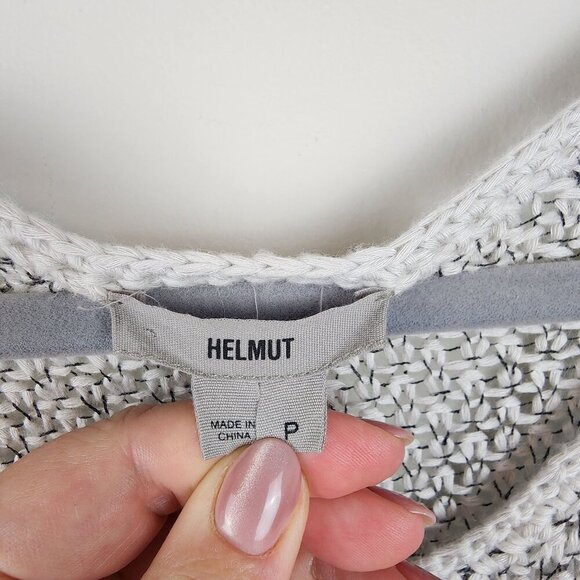 Helmut by Helmut Lang sz P / XS women sweater linen blend - Picture 4 of 13
